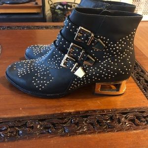 Jeffrey Campbell studded booties